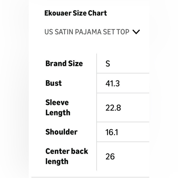 Ekouaer Long Sleeve White Satin Bridal Wedding 2 piece Pajamas Size S (Top NWT!) - Picture 7 of 7